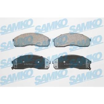 Jeu de 4 plaquettes de frein avant SAMKO [5SP1072]