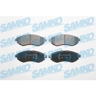 Jeu de 4 plaquettes de frein avant SAMKO [5SP1080]