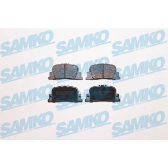 Jeu de 4 plaquettes de frein arrière SAMKO [5SP1112]