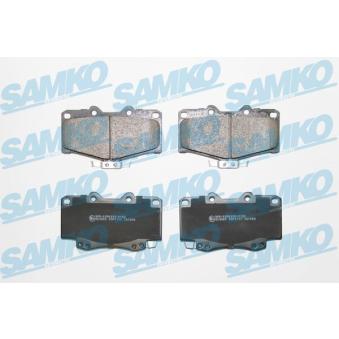 Jeu de 4 plaquettes de frein avant SAMKO OEM 0446560260