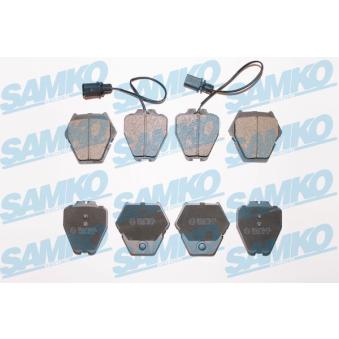 Jeu de 4 plaquettes de frein avant SAMKO OEM 4B3698151