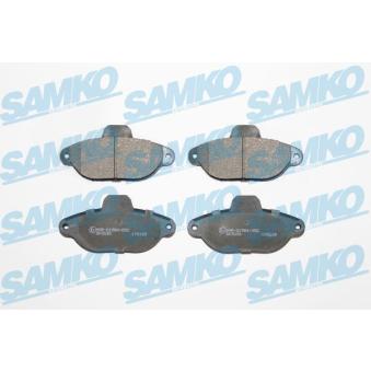 Jeu de 4 plaquettes de frein avant SAMKO [5SP1191]