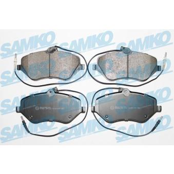 Jeu de 4 plaquettes de frein avant SAMKO OEM 425383