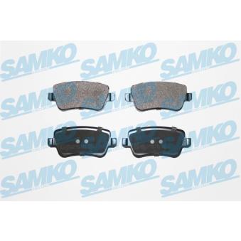 Jeu de 4 plaquettes de frein arrière SAMKO [5SP1218]