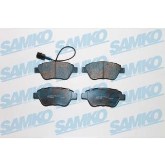 Jeu de 4 plaquettes de frein avant SAMKO OEM 77364394