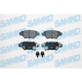 Jeu de 4 plaquettes de frein arrière SAMKO OEM 9195147 Jeu de 4 plaquettes de frein arrière SAMKO OEM 9195147