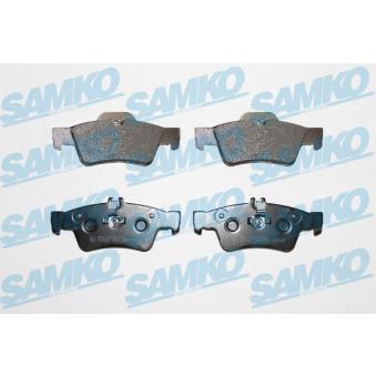 Jeu de 4 plaquettes de frein arrière SAMKO OEM A004420442067 Jeu de 4 plaquettes de frein arrière SAMKO OEM A004420442067