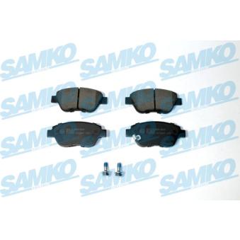 Jeu de 4 plaquettes de frein avant SAMKO OEM 93191698