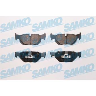 Jeu de 4 plaquettes de frein arrière SAMKO OEM 6767148