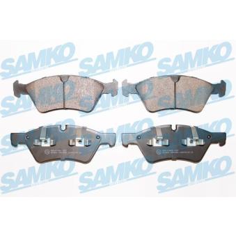 Jeu de 4 plaquettes de frein avant SAMKO OEM 0044204020