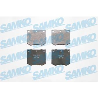 Jeu de 4 plaquettes de frein avant SAMKO 5SP126