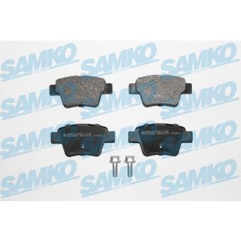 Jeu de 4 plaquettes de frein arrière SAMKO [5SP1278]