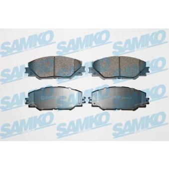 Jeu de 4 plaquettes de frein avant SAMKO OEM 0446542150