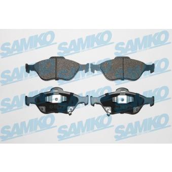 Jeu de 4 plaquettes de frein avant SAMKO [5SP1283]