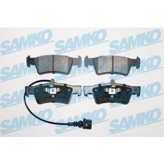 Jeu de 4 plaquettes de frein arrière SAMKO [5SP1284]