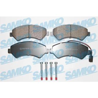 Jeu de 4 plaquettes de frein avant SAMKO OEM 425376