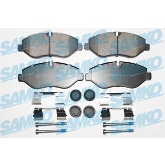 Jeu de 4 plaquettes de frein avant SAMKO OEM 5801268964 Jeu de 4 plaquettes de frein avant SAMKO OEM 5801268964