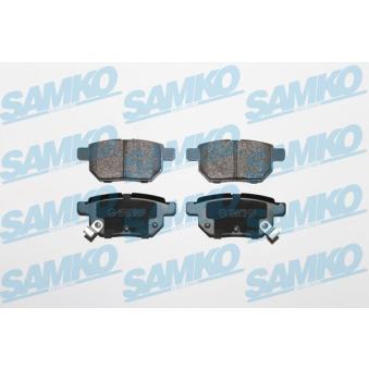 Jeu de 4 plaquettes de frein arrière SAMKO OEM 0446602320