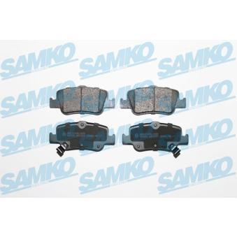Jeu de 4 plaquettes de frein arrière SAMKO [5SP1315]