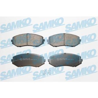 Jeu de 4 plaquettes de frein avant SAMKO OEM 5520065J01