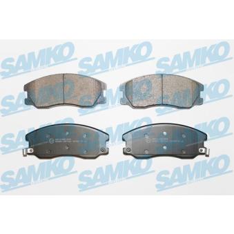 Jeu de 4 plaquettes de frein avant SAMKO [5SP1322]