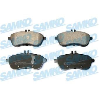 Jeu de 4 plaquettes de frein avant SAMKO [5SP1340]