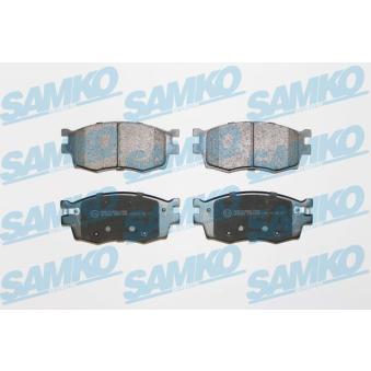 Jeu de 4 plaquettes de frein avant SAMKO [5SP1345]