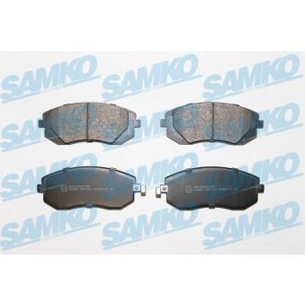Jeu de 4 plaquettes de frein avant SAMKO [5SP1363]
