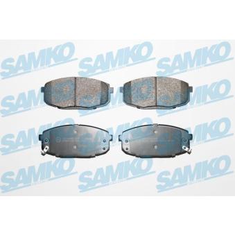Jeu de 4 plaquettes de frein avant SAMKO [5SP1375]