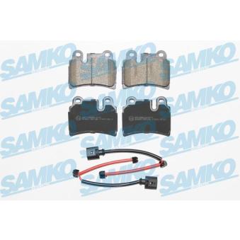 Jeu de 4 plaquettes de frein arrière SAMKO OEM 7L6698451B