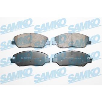 Jeu de 4 plaquettes de frein avant SAMKO [5SP1382]