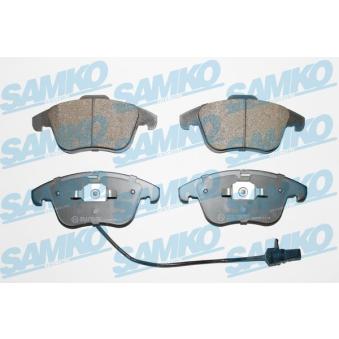 Jeu de 4 plaquettes de frein avant SAMKO OEM 8K0698151A