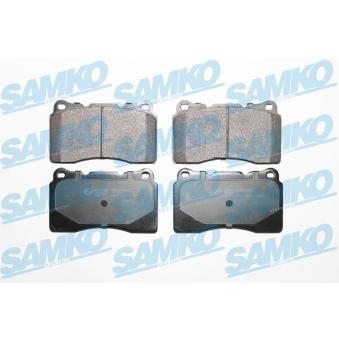 Jeu de 4 plaquettes de frein avant SAMKO [5SP1394]