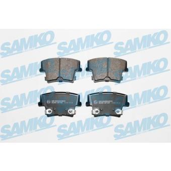 Jeu de 4 plaquettes de frein arrière SAMKO [5SP1400]