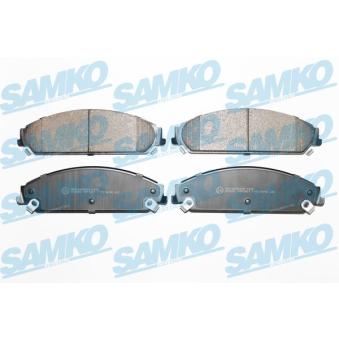 Jeu de 4 plaquettes de frein avant SAMKO OEM 5142559AA