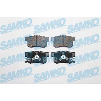 Jeu de 4 plaquettes de frein arrière SAMKO OEM 43022SP0010