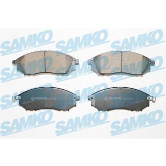 Jeu de 4 plaquettes de frein avant SAMKO OEM D10605X00A Jeu de 4 plaquettes de frein avant SAMKO OEM D10605X00A