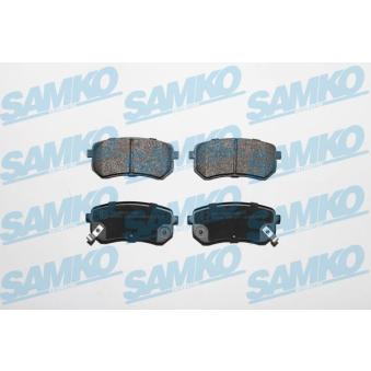 Jeu de 4 plaquettes de frein arrière SAMKO [5SP1411]