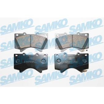 Jeu de 4 plaquettes de frein avant SAMKO OEM 0446560280