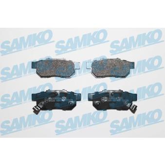 Jeu de 4 plaquettes de frein arrière SAMKO OEM 43022SR3516 Jeu de 4 plaquettes de frein arrière SAMKO OEM 43022SR3516