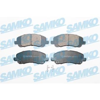 Jeu de 4 plaquettes de frein avant SAMKO OEM 68020494AB