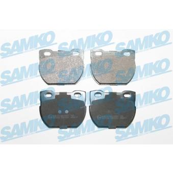 Jeu de 4 plaquettes de frein arrière SAMKO OEM SFP000130