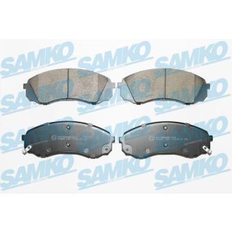 Jeu de 4 plaquettes de frein avant SAMKO OEM 581014HA60 Jeu de 4 plaquettes de frein avant SAMKO OEM 581014HA60