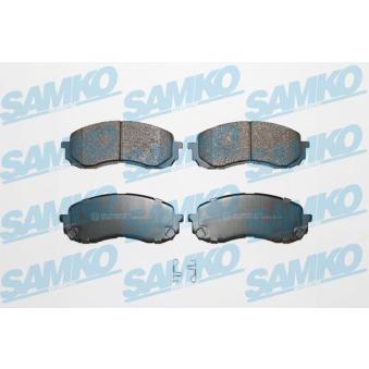 Jeu de 4 plaquettes de frein avant SAMKO [5SP1454]