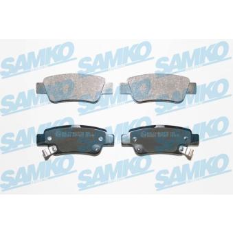Jeu de 4 plaquettes de frein arrière SAMKO OEM 43022SWWG01