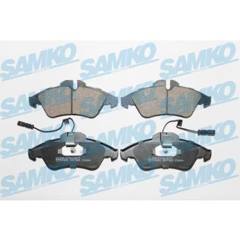 Jeu de 4 plaquettes de frein avant SAMKO OEM 9014210610