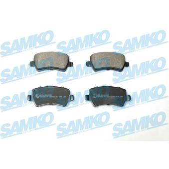Jeu de 4 plaquettes de frein arrière SAMKO OEM 6G912M008FD Jeu de 4 plaquettes de frein arrière SAMKO OEM 6G912M008FD