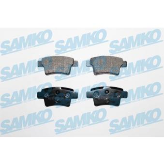 Jeu de 4 plaquettes de frein arrière SAMKO OEM 1611141080 Jeu de 4 plaquettes de frein arrière SAMKO OEM 1611141080