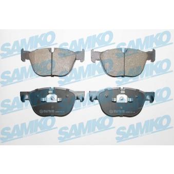 Jeu de 4 plaquettes de frein avant SAMKO OEM 34116778403