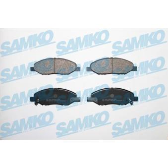 Jeu de 4 plaquettes de frein avant SAMKO [5SP1497]